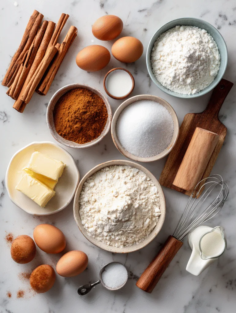 brahim a flat lay of ingredients for cinnamon roll cake inclu fb8fe23c ae80 4506 a01b 68eb9b948d8a 1