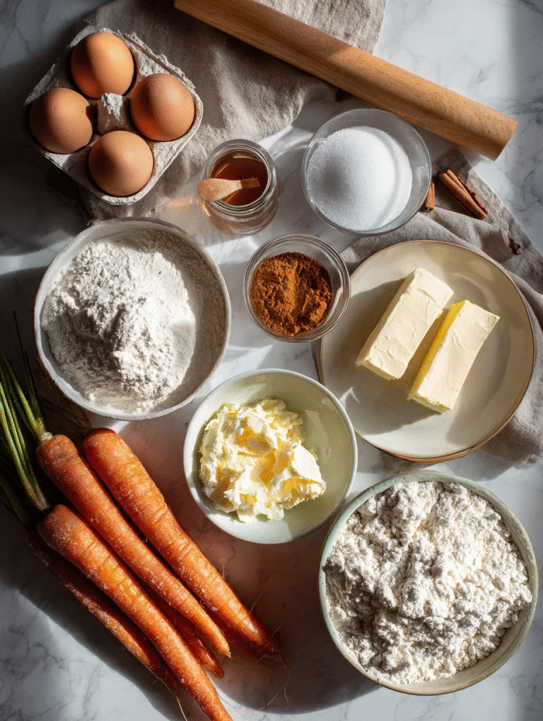 brahim a flat lay of ingredients for honeybun carrot cake fre 429a21e9 9283 488e ac7b 6bec7c7b2acd 2