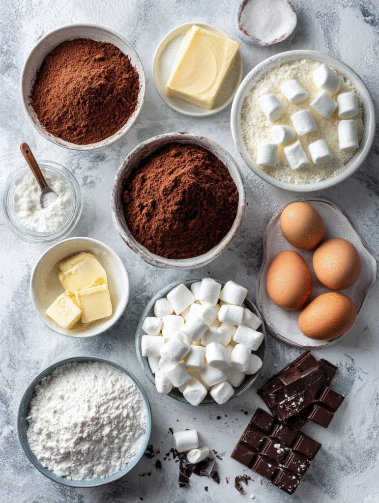 Mississippi Mud Cake (Ultra Rich, Gooey & Chocolate Lover’s Dream) 2 brahim a flat lay of ingredients for mississippi mud cake inc af11ac17 d65c 4709 b430 6eb85b61abe9 1