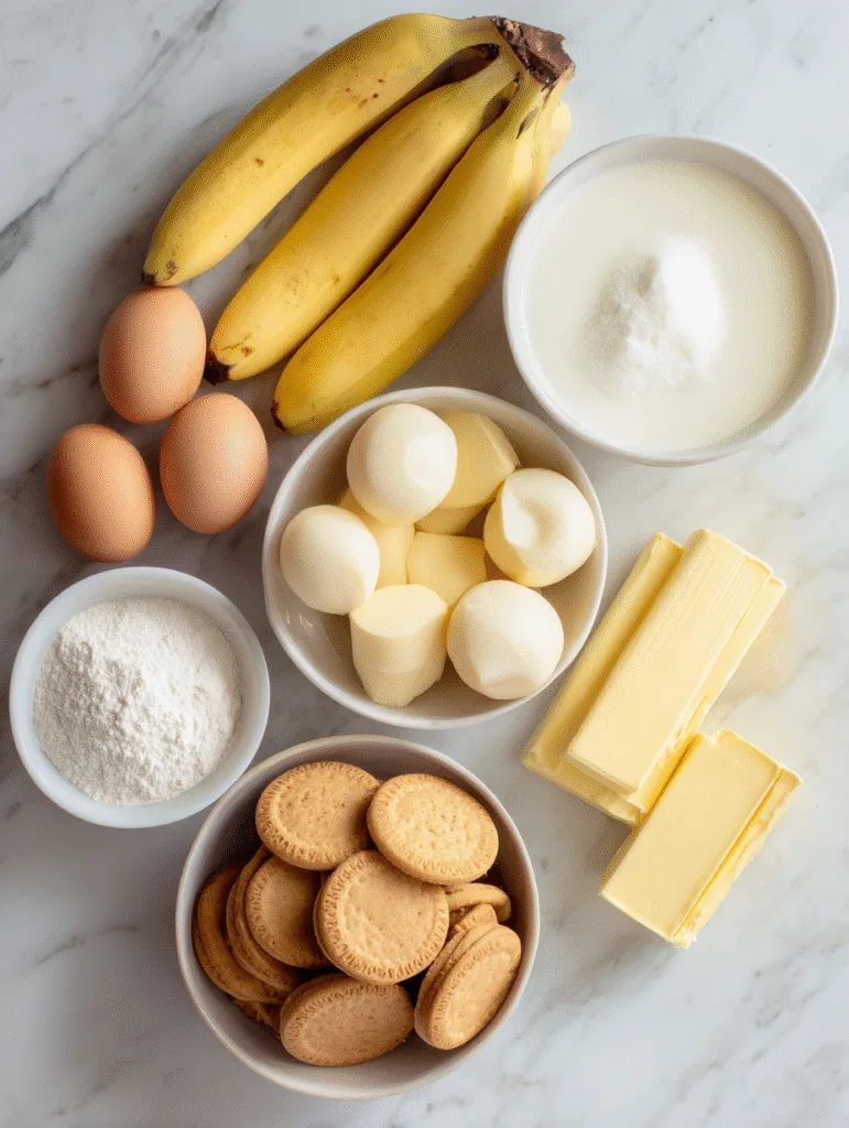 brahim a ingredients for banana pudding arranged neatly banan 13b0fb41 67e5 4d08 a712 dae27ebbae8d 1