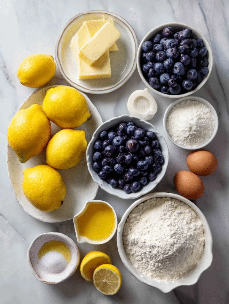 brahim a ingredients for blueberry lemon tart arranged neatly ef99699d 904d 486a 961b 7cdf5a701ace 1