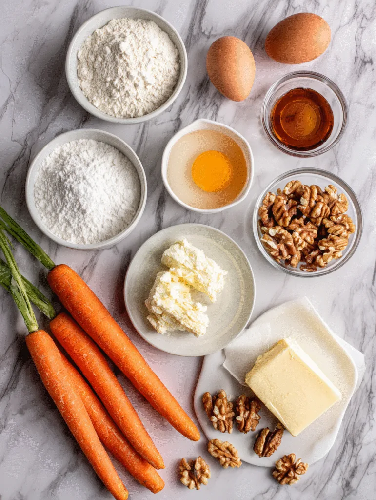 brahim a ingredients for carrot cake arranged neatly carrots ccd735ad e1d8 4c73 a890 b84bcc5c0cb3 0