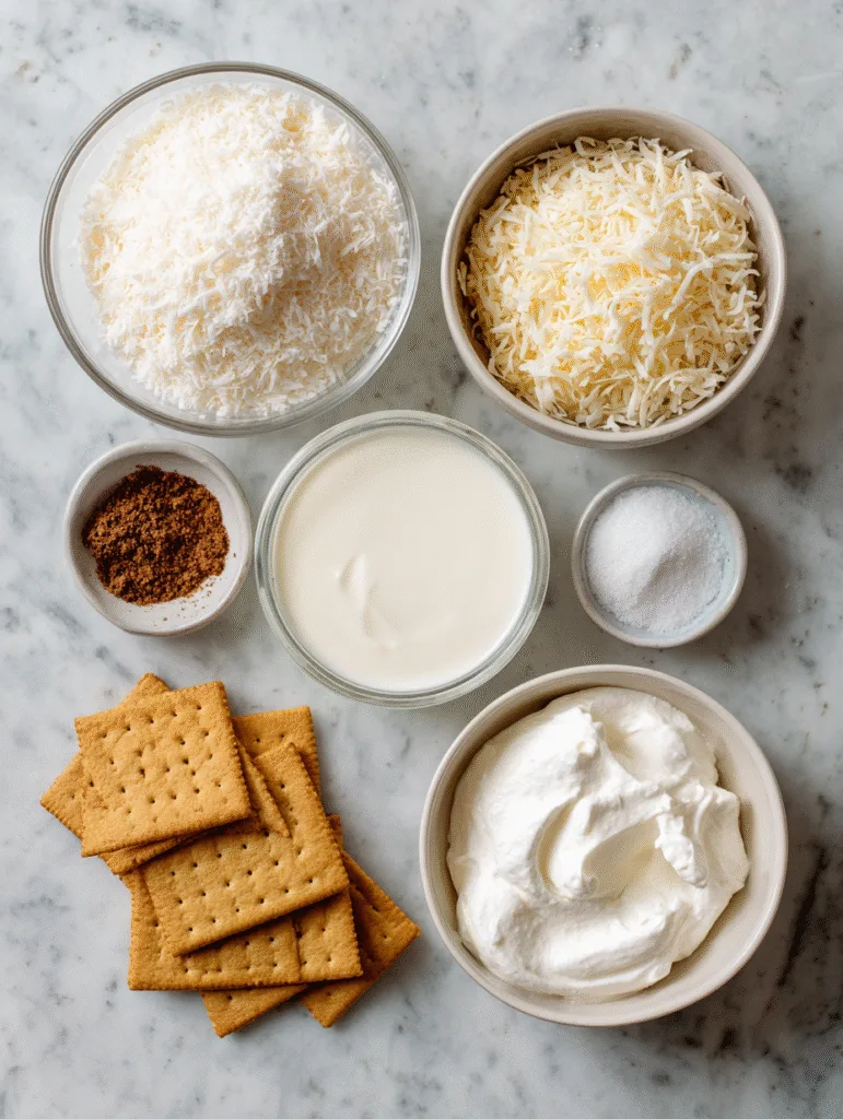 brahim a ingredients for coconut cream pie arranged neatly sh 0c197f93 f993 4b1f be85 db5a5d222cf5 1