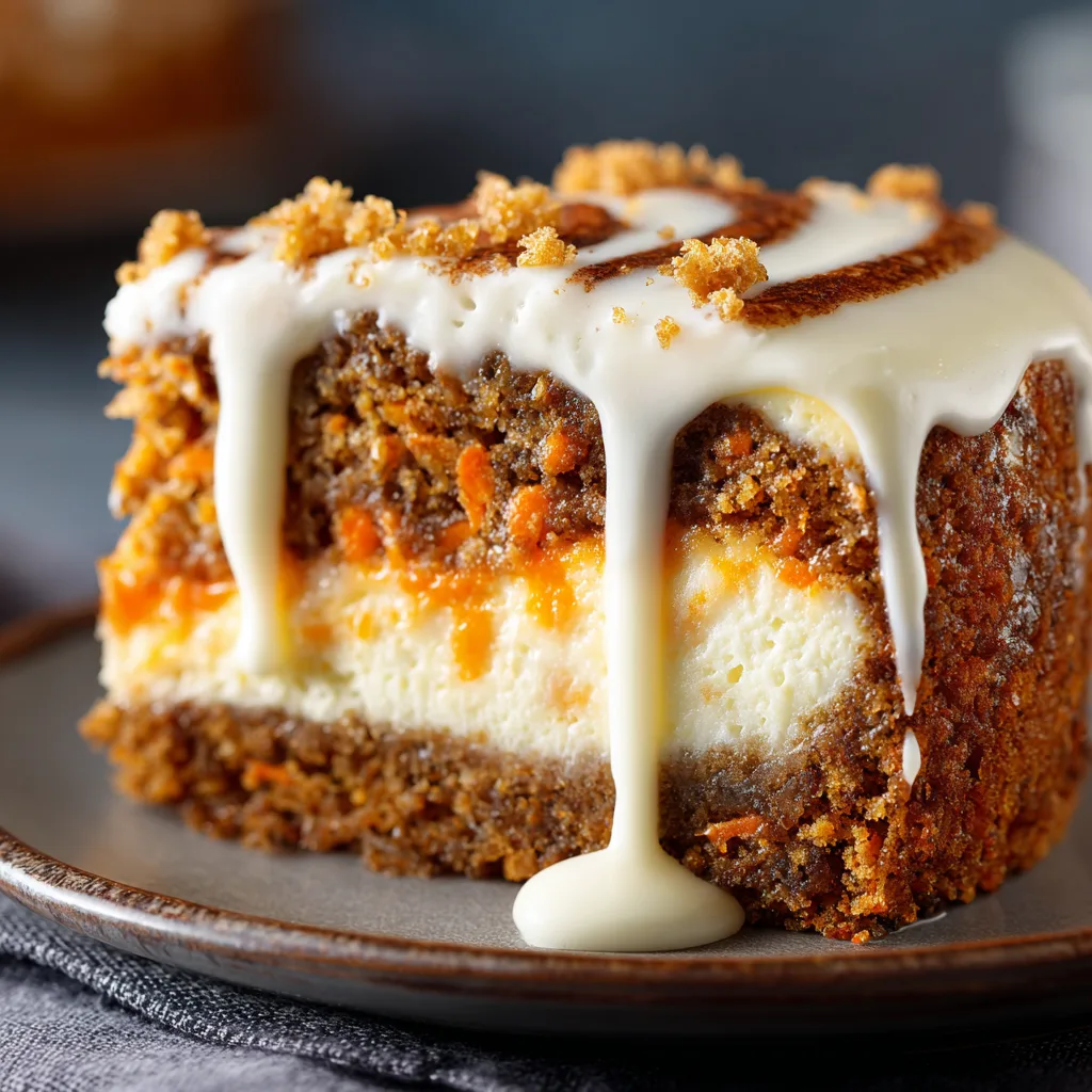 brahim a macro close up of honeybun carrot cake showing cream d9529344 3ad0 467d 8618 cda69549d245 0