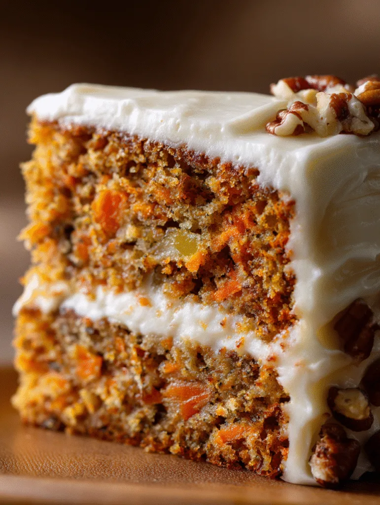 Moist Amish Carrot Cake Recipe (Old-Fashioned, Rich & Perfectly Spiced) 4 brahim a macro close up of carrot cake slice showing moist te 59eb6b91 4ef8 4c6d a55c 2122b4719977 0