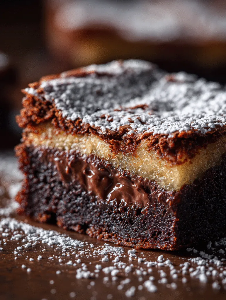 brahim a macro close up of chocolate gooey butter cake slice e9c25dae 6f84 48f1 a10f ed0ad0c52ed7 0