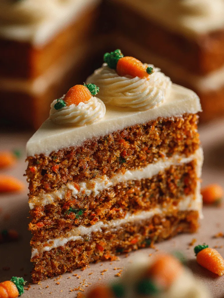 brahim a macro close up of mini carrot cake slice showing moi 9f62d395 345f 4790 b63e a12a112b6bba 2