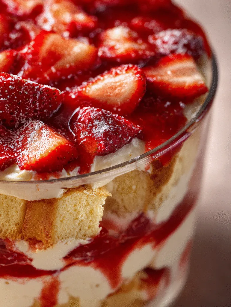 brahim a macro close up of strawberry shortcake trifle showin 7d2c8f0c 3ab1 40d8 b35b a92950480f6b 0