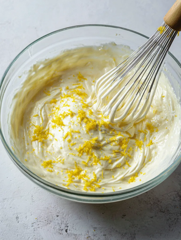 brahim a mixing lemon dessert batter in bowl with whisk and v f4799e38 809a 43ea b6b9 d4966e88a3d3 2