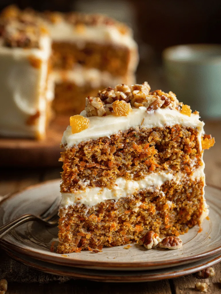 Moist Amish Carrot Cake Recipe (Old-Fashioned, Rich & Perfectly Spiced) 1 brahim a moist amish carrot cake slice with cream cheese fros 3b905518 7f47 4ab2 ac36 031e8b23f518 1