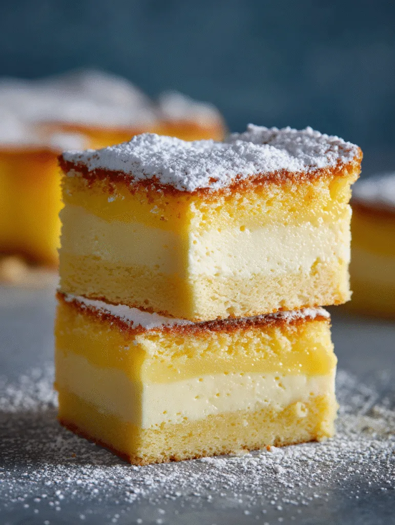 brahim a vanilla magic custard cake slice with three layers c ad6821db 7982 4887 b07b ba932f597d78 2