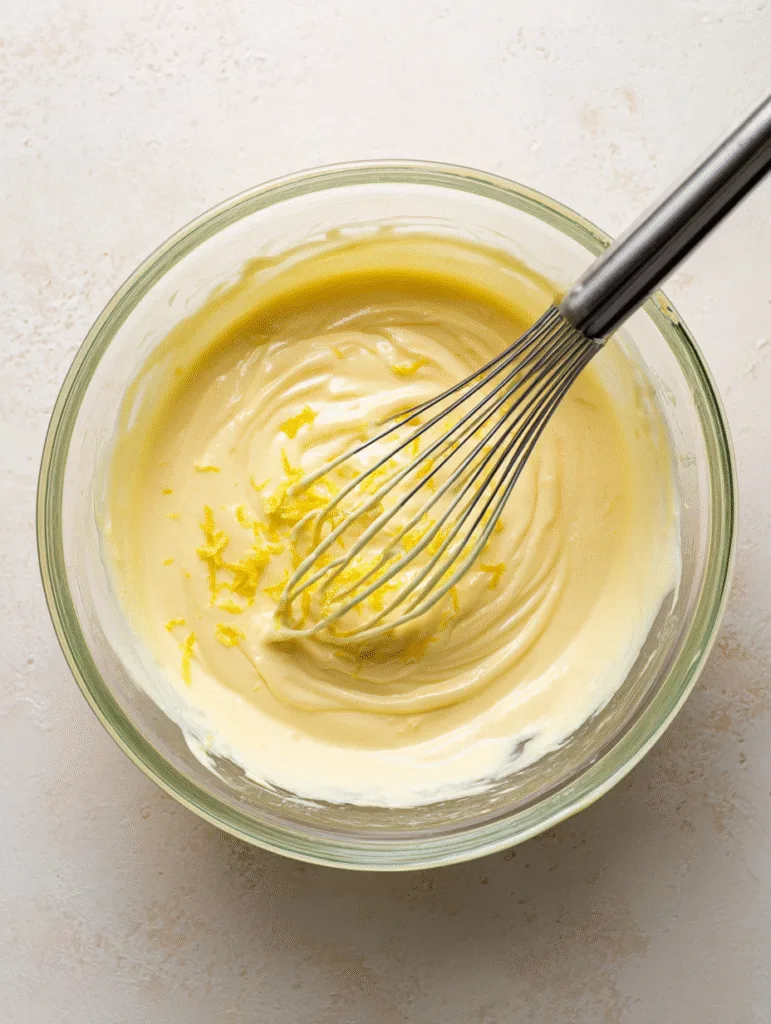 brahim a whisking lemon custard cake batter in glass bowl wit 05477e81 c0d5 4cfe a1f3 497b15df435a 2