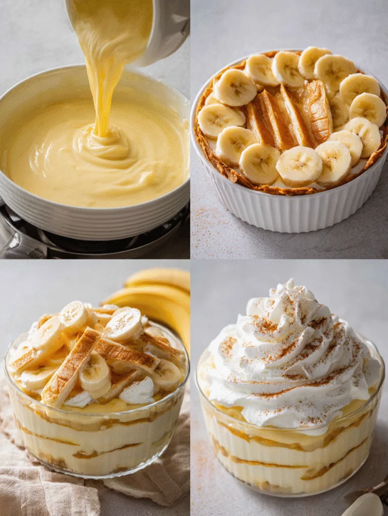 Old-Fashioned Homemade Banana Pudding: A Creamy Southern Classic You’ll Always Crave 3 brahim a banana pudding step by step collage 4 steps grid mak 24d4cf9a 8b30 4d8c 9742 505f1109b290 1