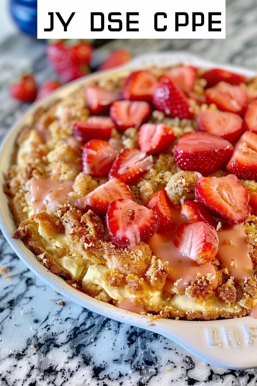 Easy Strawberry Cheesecake Dump Cake Recipe 14 image 1775427905367