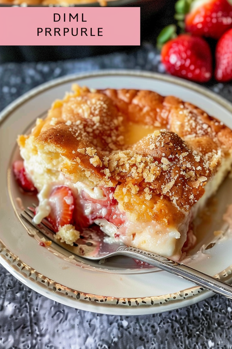 Easy Strawberry Cheesecake Dump Cake Recipe 15 image 1775427909551