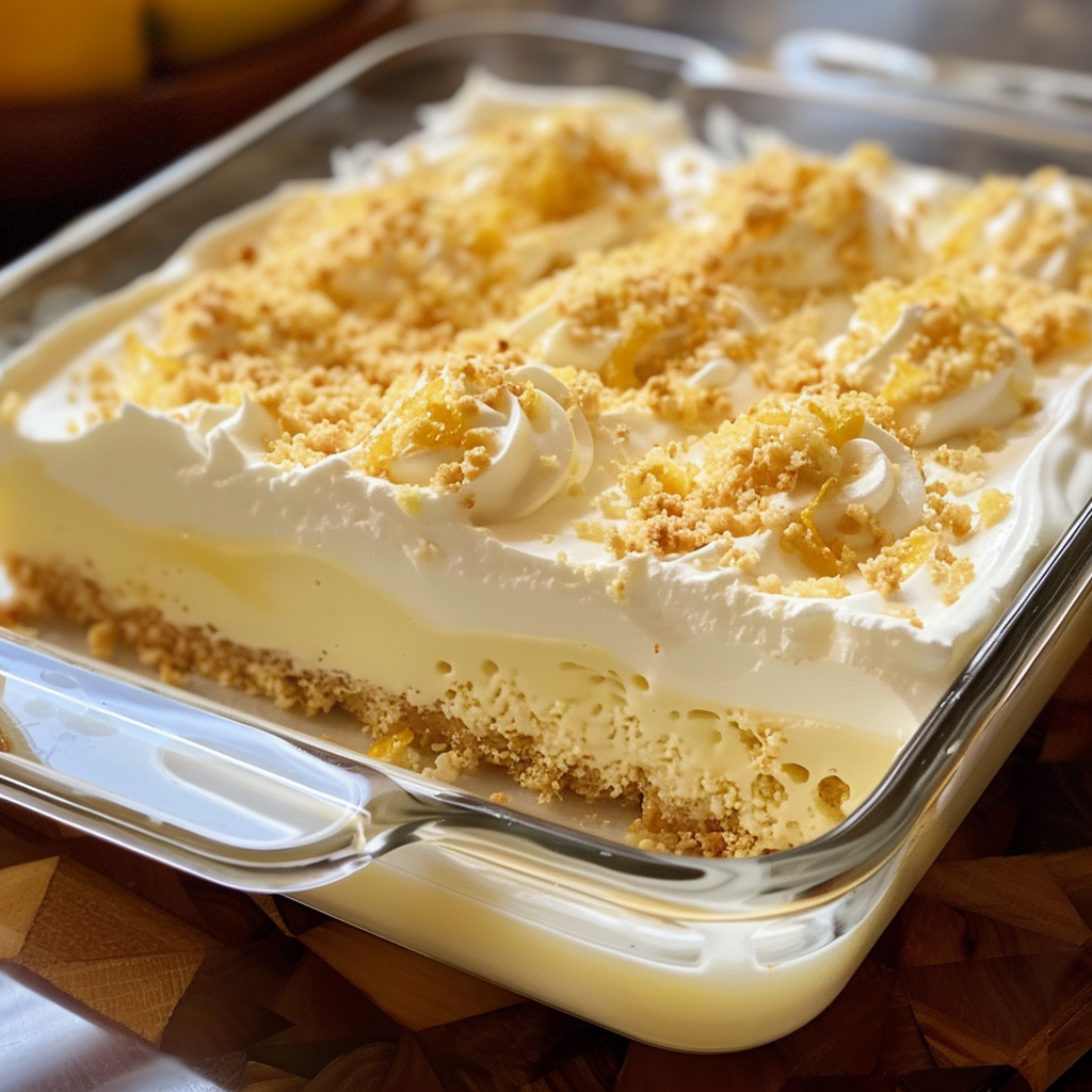 Lemon Fluff Dessert Recipe – Easy, Creamy, and Perfect for Summer Gatherings