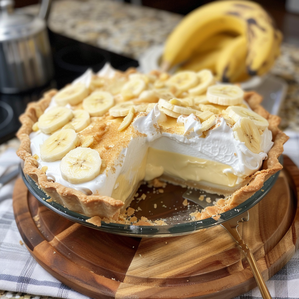 Old Fashioned Banana Cream Pie Recipe