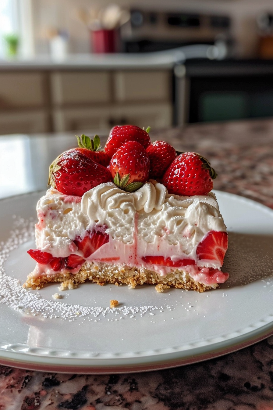 3 Ingredient Strawberry Ice Box Cake 11 image 1775479504524