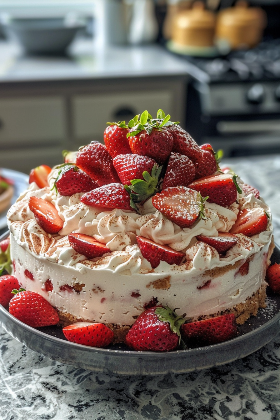 3 Ingredient Strawberry Ice Box Cake 13 image 1775479512042