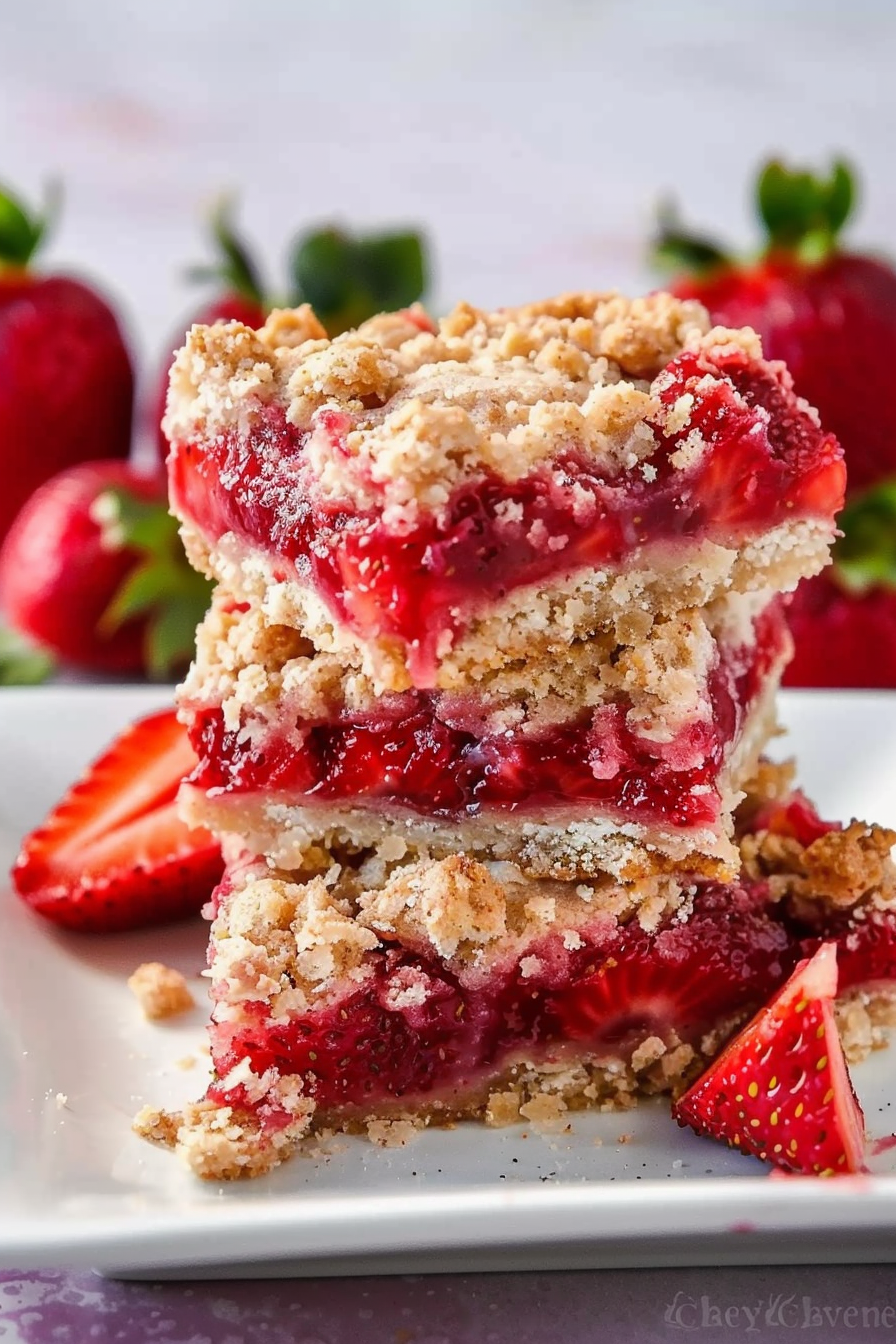 The Very Best Strawberry Crumb Bars Ever — Flaky & Sweet 7 image 1775514979008