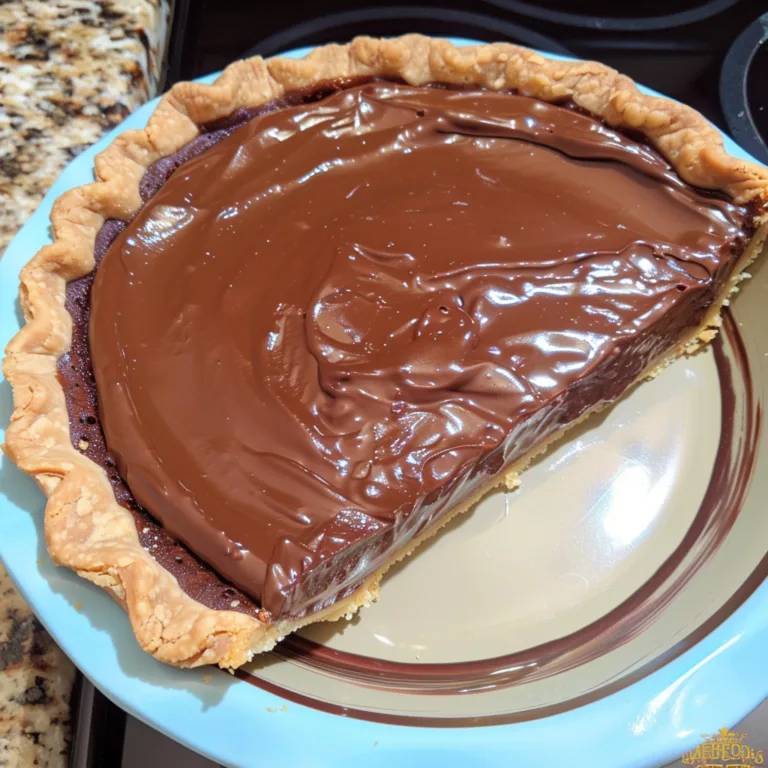 Old Fashioned Chocolate Pie Recipe