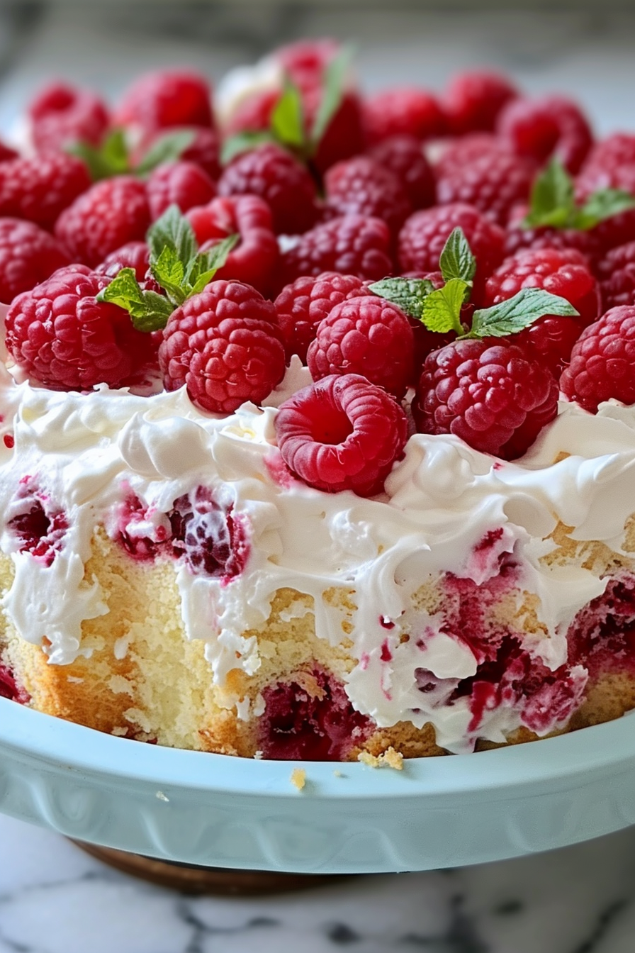 Raspberry Cream Angel Food Cake: Your Easy Summer Dessert 7 image 1775515298150