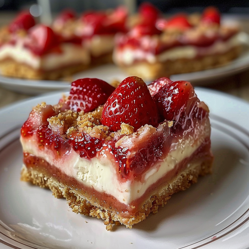 Home 99 Strawberry Cheesecake Bars: Easy Creamy Recipe for Perfect Bites