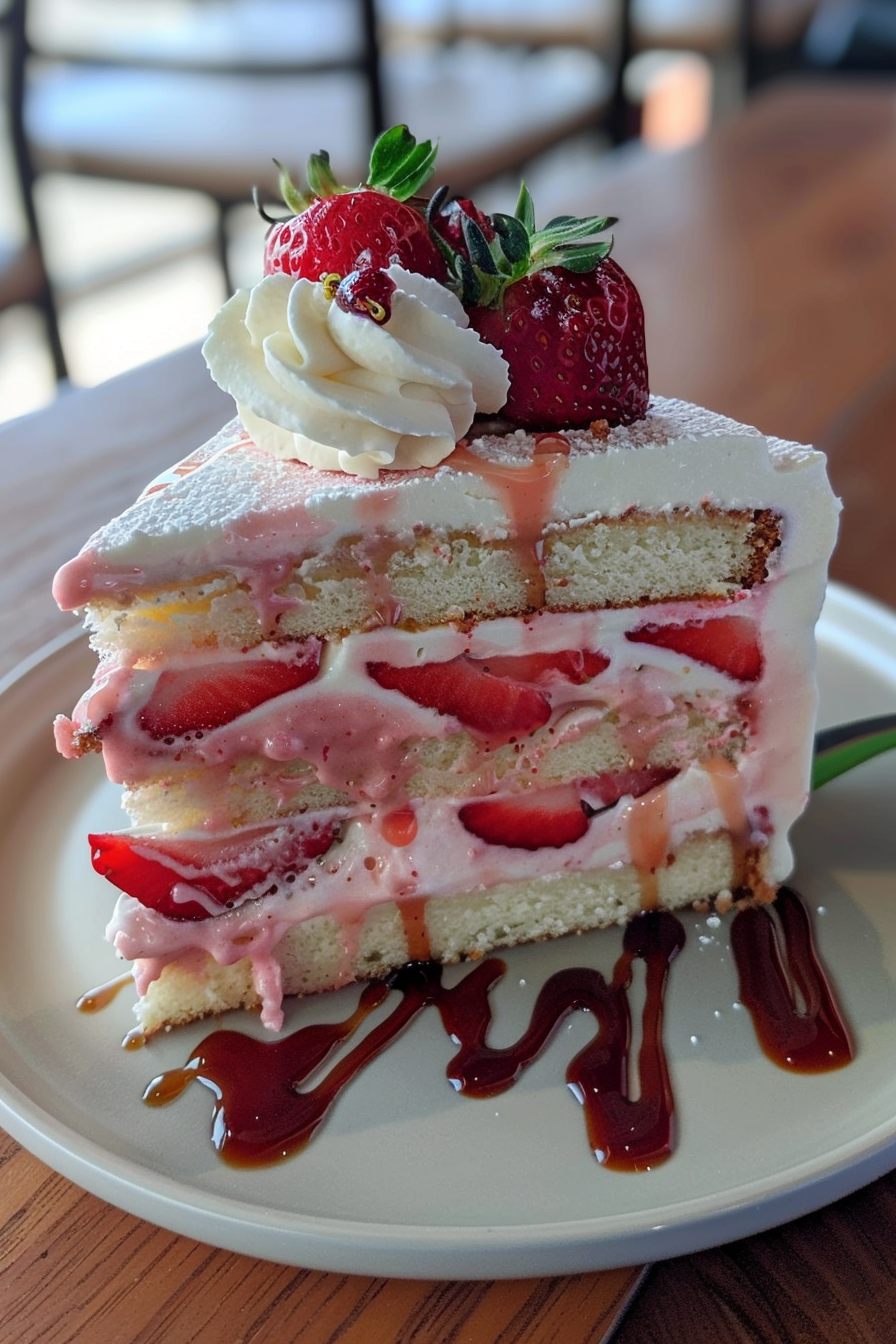 Strawberry Shortcake Ice Cream Cake 26 image 1775596531932