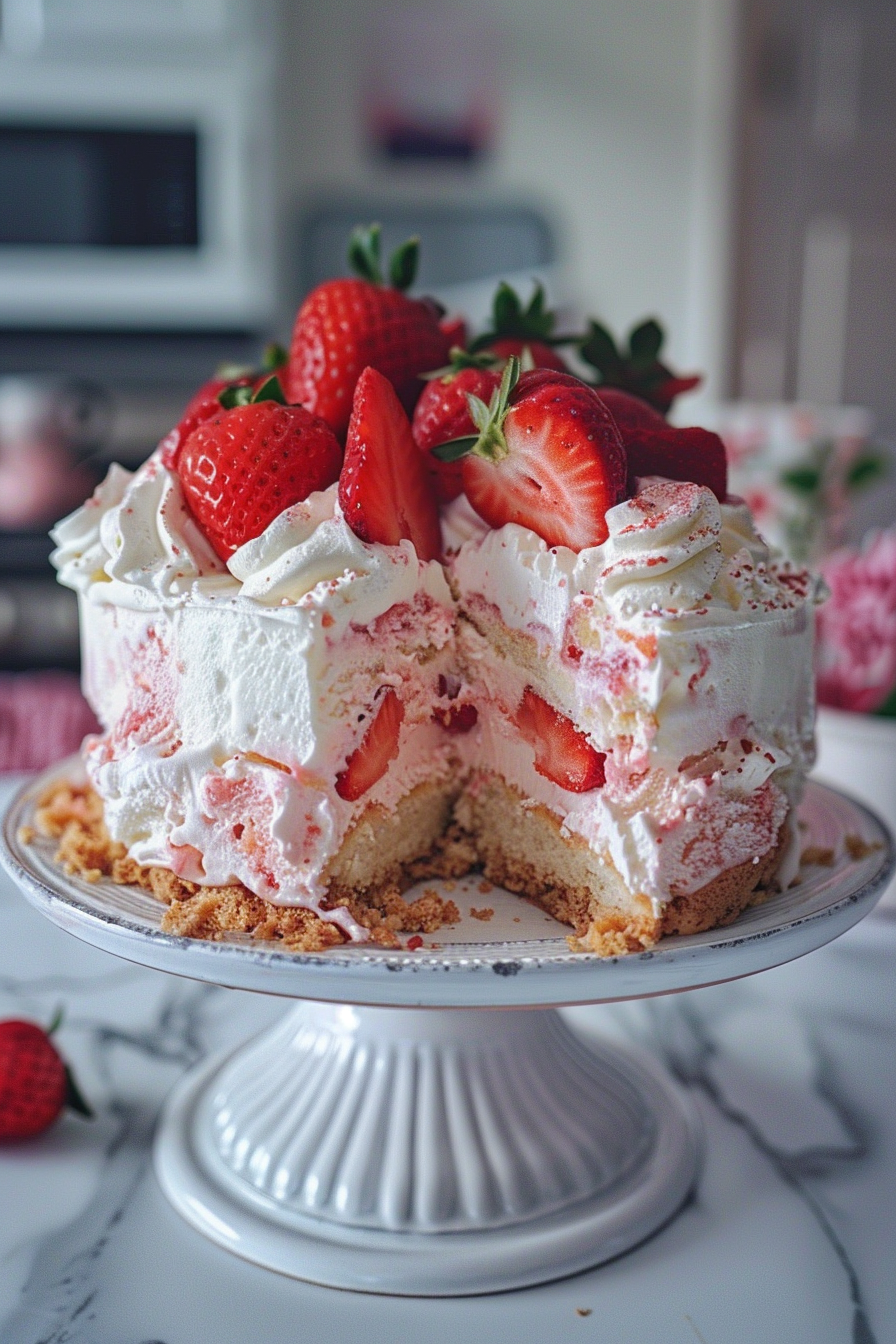 Strawberry Shortcake Ice Cream Cake 29 image 1775596537529