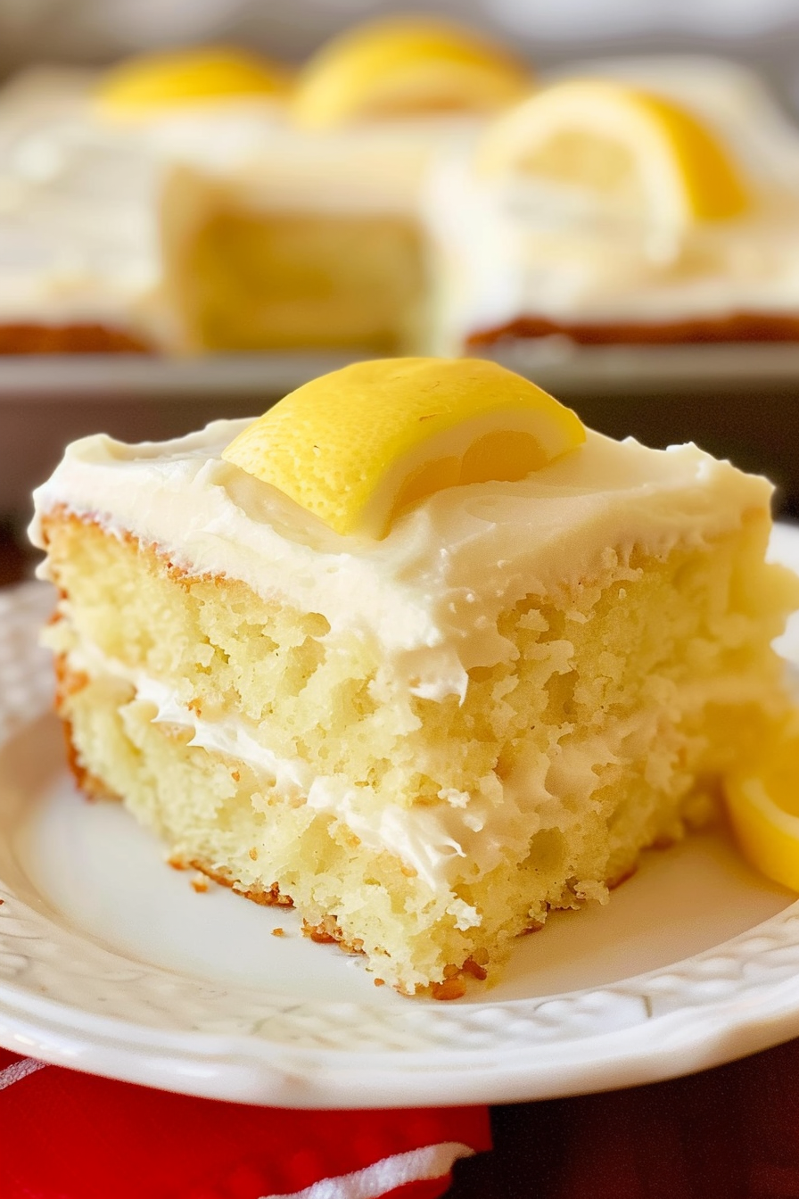 Lemon Sheet Cake with Lemon Frosting 6 image 1775599132028