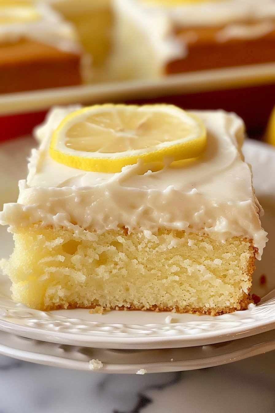 Lemon Sheet Cake with Lemon Frosting 7 image 1775599133820