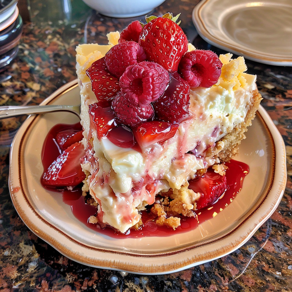 Strawberry Cheesecake Dump Cake Recipe: Quick and Decadent Dessert Delight