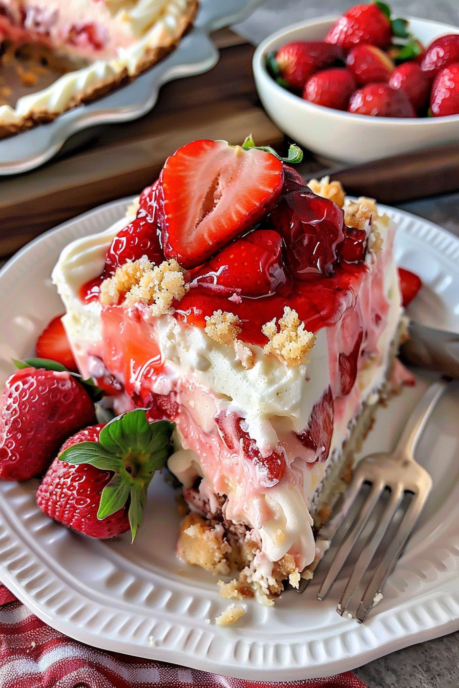 Strawberry Cheesecake Dump Cake Recipe: Quick and Decadent Dessert Delight 6 image 1775685637229