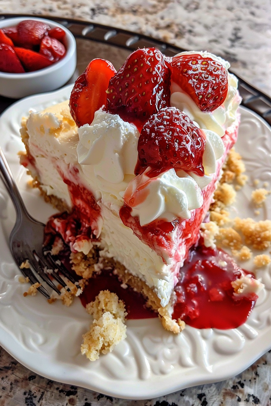 Strawberry Cheesecake Dump Cake Recipe: Quick and Decadent Dessert Delight 7 image 1775685638889