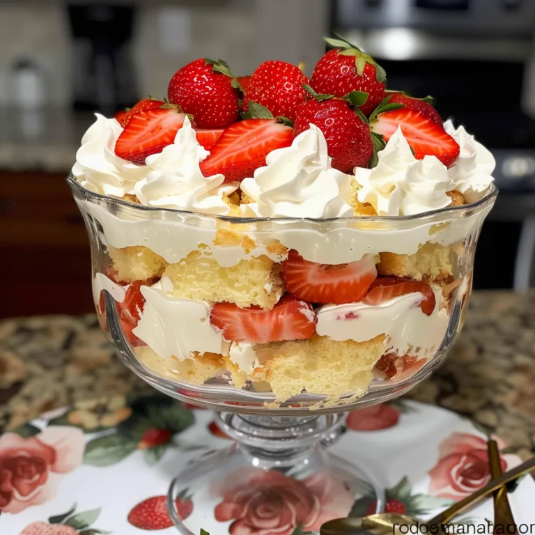 Strawberry Trifle with Angel Food Cake: A Layered Delight for Every Occasion