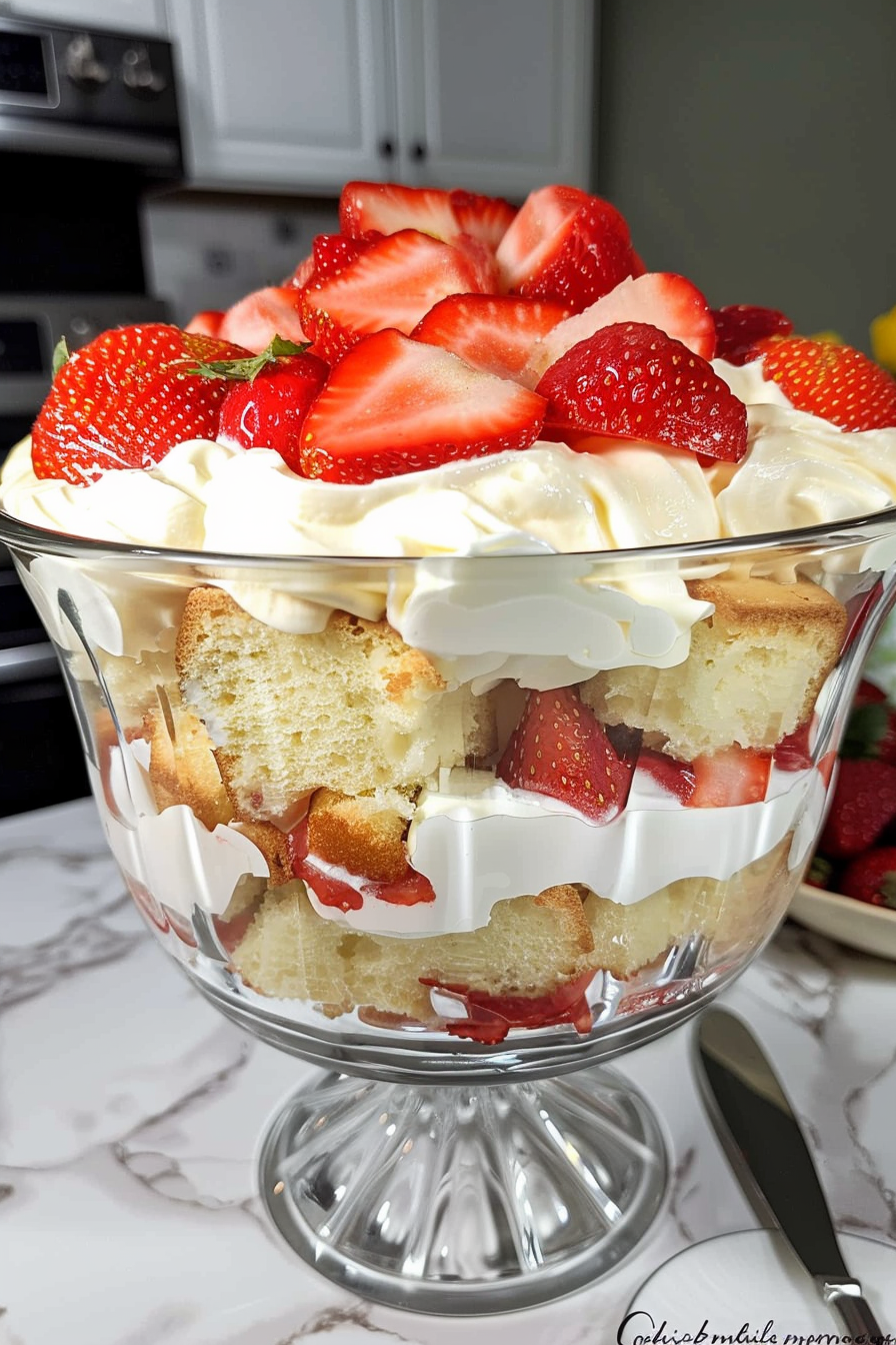 Strawberry Trifle with Angel Food Cake: A Layered Delight for Every Occasion 6 image 1775685714828