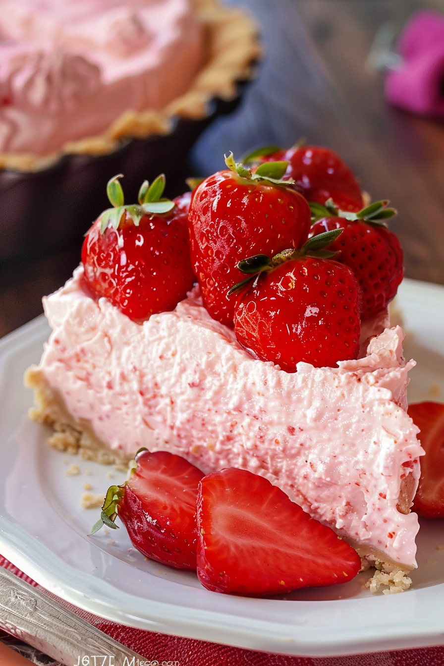 No Bake Strawberry Cheesecake Pie: A Creamy, Refreshing Treat You’ll Devour in Minutes 7 image 1775735997946