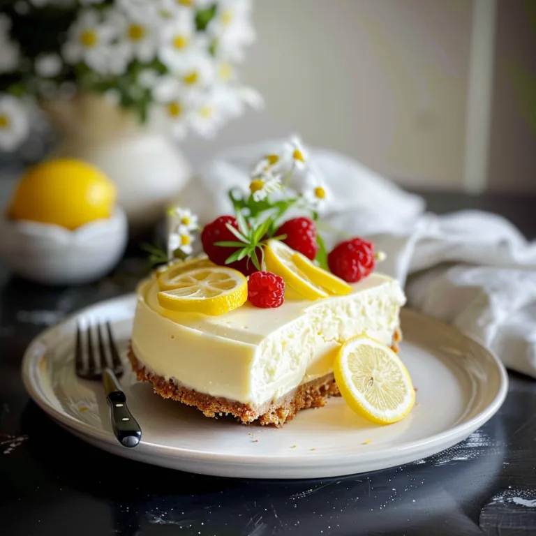 Easy No-bake Lemon Cheesecake: A Creamy Summer Treat You'll Make All Year