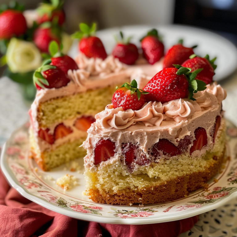 How to Make a Perfect Fresh Strawberry Cake at Home