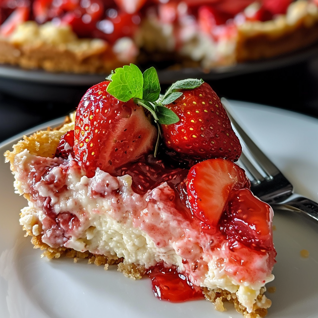 Quick and Delicious Strawberry Cheesecake Dump Cake