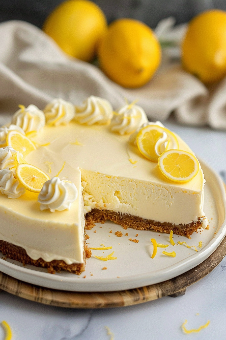 No-Bake Lemon Cheesecake Recipe: A Creamy, Tangy Treat Without the Oven 7 image 1775867686702