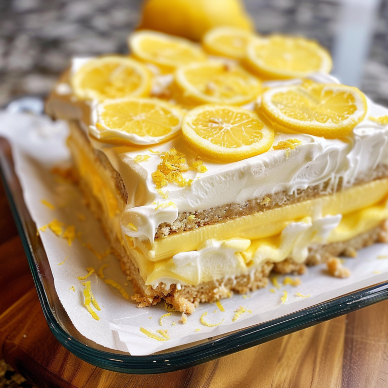 Heavenly Lemon Oreo Dessert: A Bright, Creamy Layered Treat