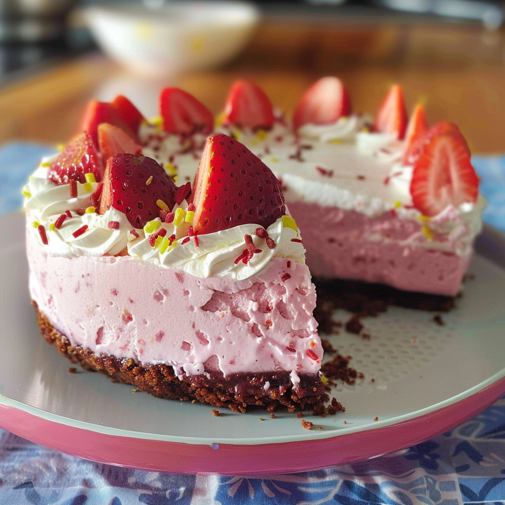 No Bake Strawberry Cheesecake – A Creamy, Mess-Free Dessert Recipe