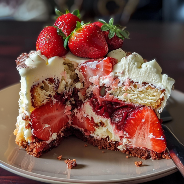 Strawberry Earthquake Cake Recipe Explained