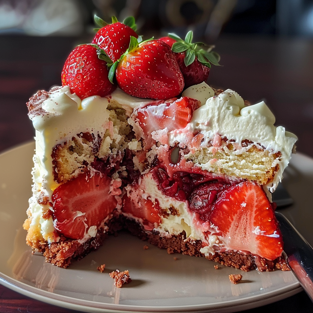Strawberry Earthquake Cake Recipe Explained