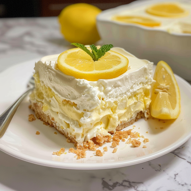 No-Bake Lemon Dessert