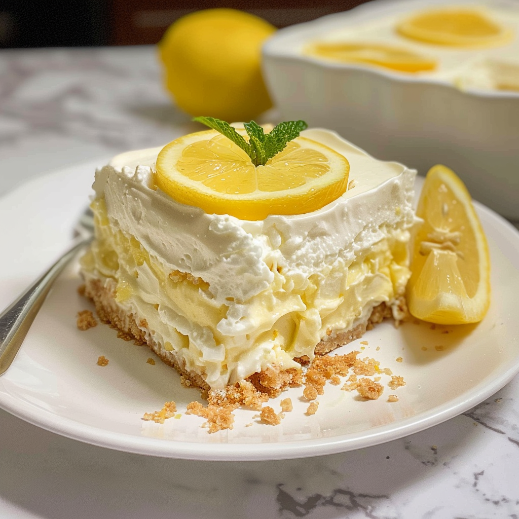 No-Bake Lemon Dessert