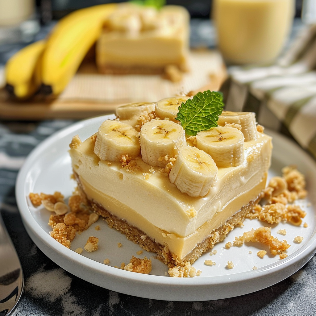 Banana Pudding Bars That Everyone Will Love
