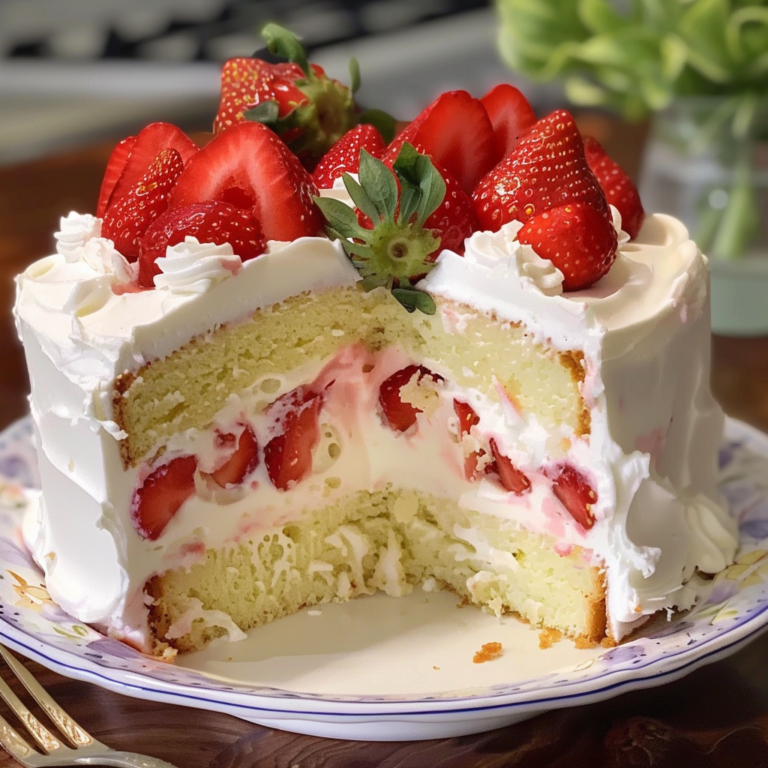 Strawberry Cream Cake: A Light and Airy Dessert Recipe