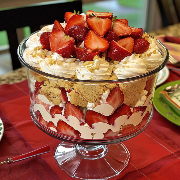 Strawberry Shortcake Trifle Recipe: Creamy Layers for Dessert Lovers